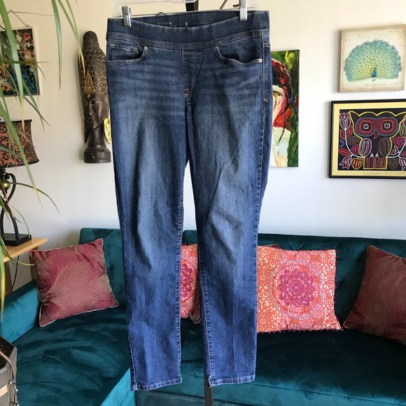 LEVI'S sz 8 / 29 Stretch Denim Pull-On Skinny Legging Jegging Jeans